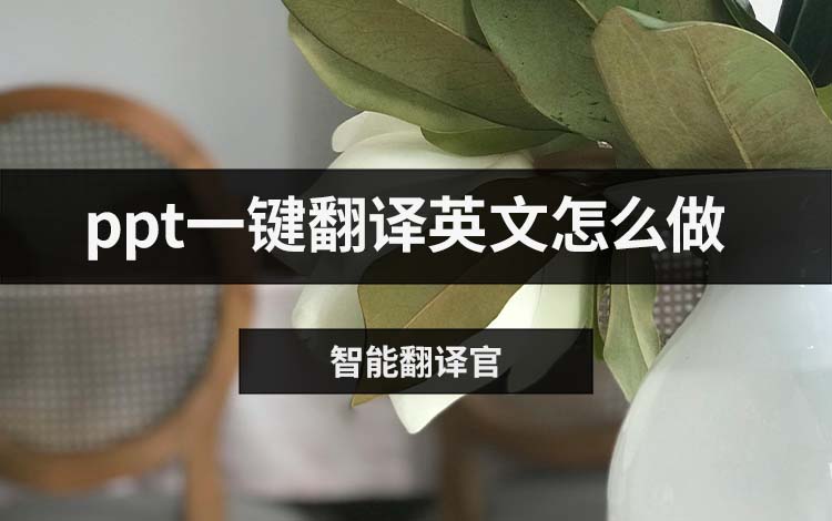 ppt一键翻译英文怎么做